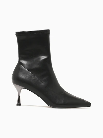 Haru Black Smooth Leather