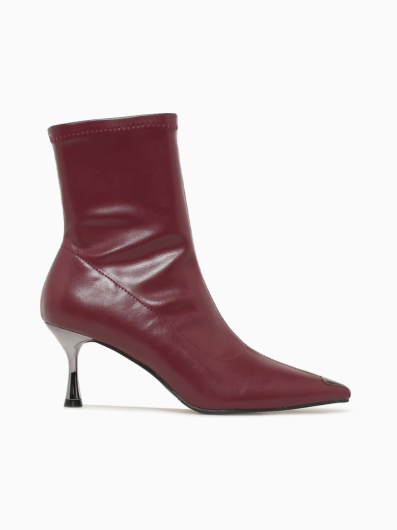 Haru Burgundy Smooth Leather