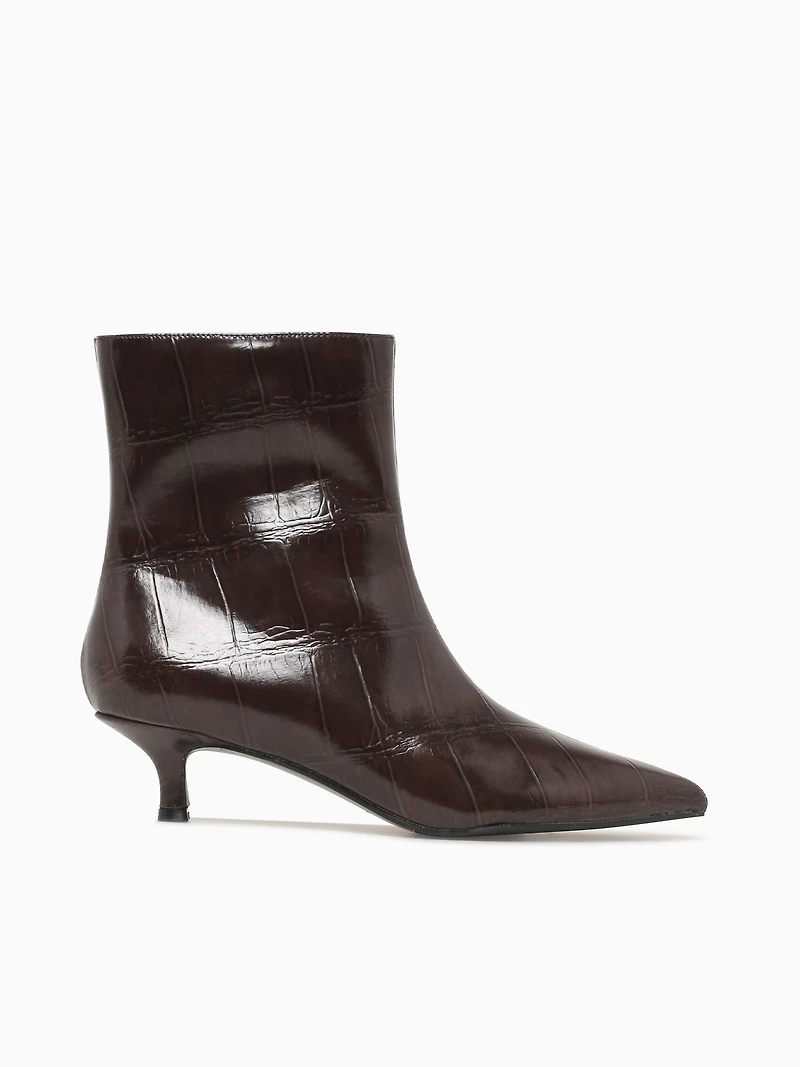 Lennon Brown Croco Leather