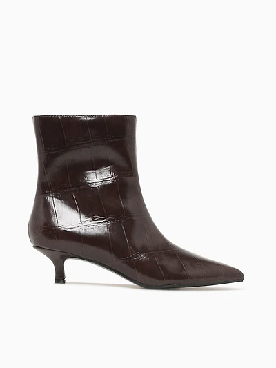 Lennon Brown Croco Leather