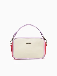 Bandolera Dalia Beige X Rojo