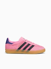 Gazelle Indoor Pink Black suede