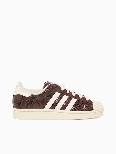 Superstar Brown Snake White leather