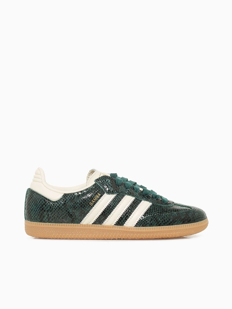 Samba Og W Snake Green White leather
