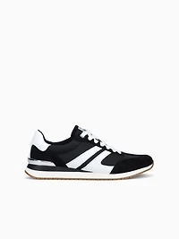 Lorena Black White leather