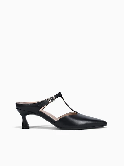 Gem Black Leather
