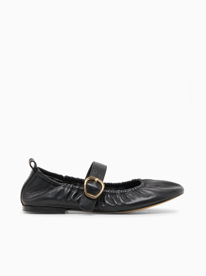 Caely Black Leather