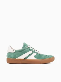 Medina Green White leather