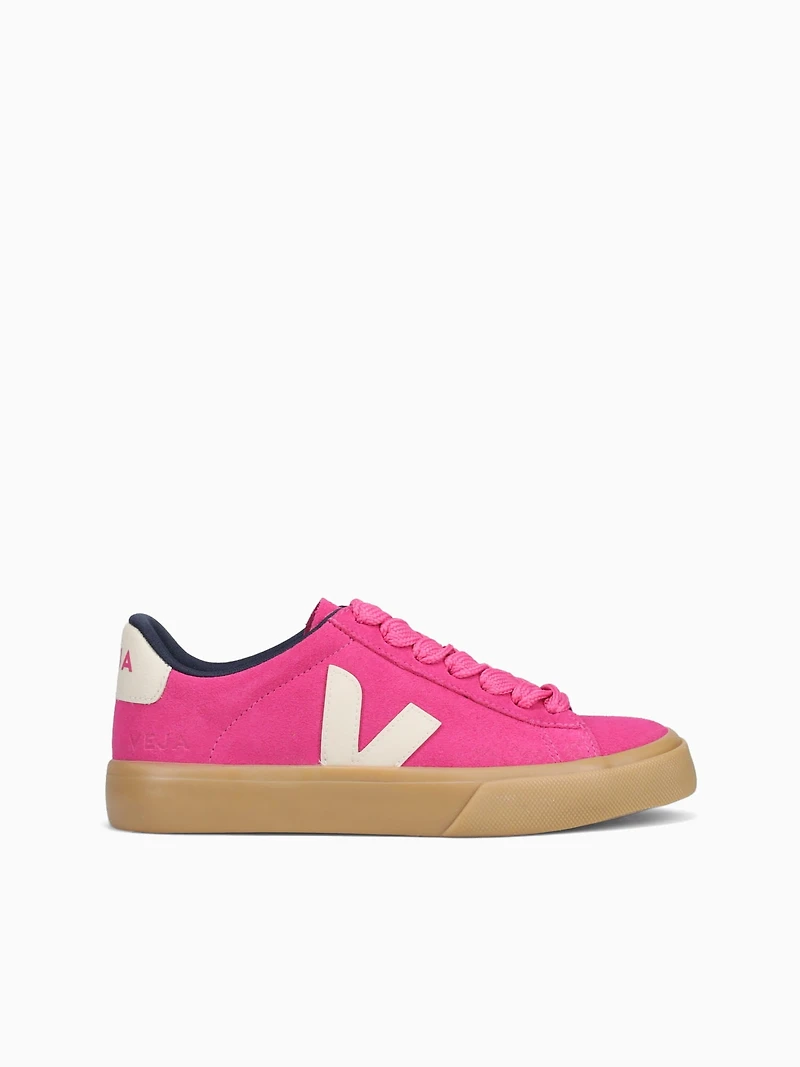 Campo Bold Pink Pierre Natural Suede