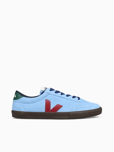 Volley Aqua Marsala Suede