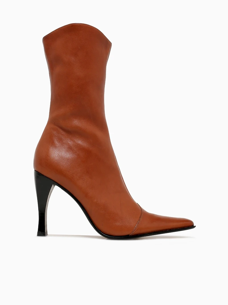 Bebold Dark Tan Cow Leather