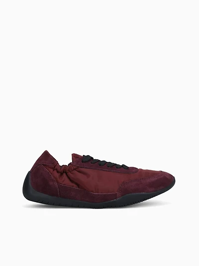 Eagan Burgundy Suede Nylon