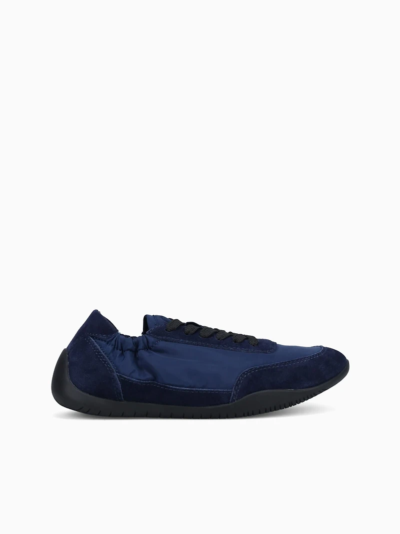 Eagan Navy Suede Nylon