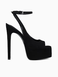 Serena Black Suede