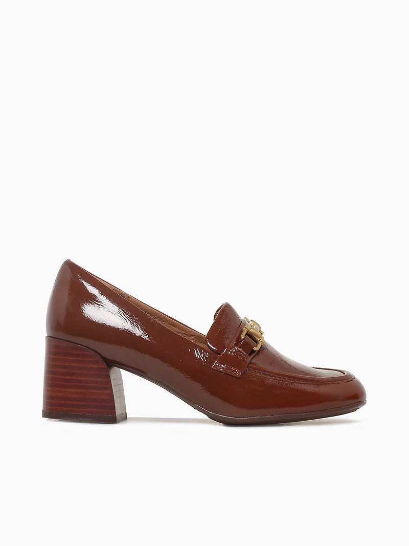 Casandra Toffee Crinkle Patent