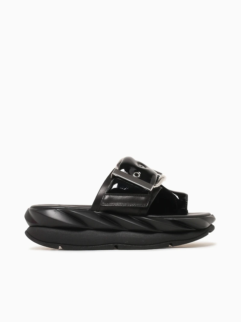 Mellow Glow Jet Black Leather