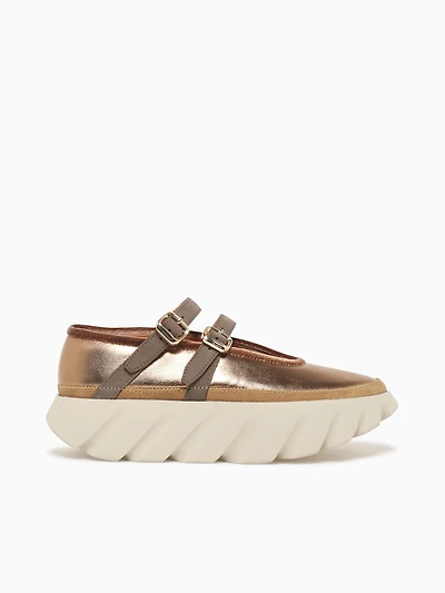 Tura Ballet Brass Leather