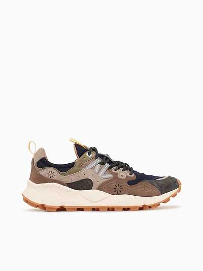 Yamano 3 Man Grey Blue suede Nylon
