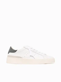Sonica White Blue leather
