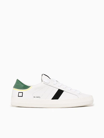 Hill Low White Green leather