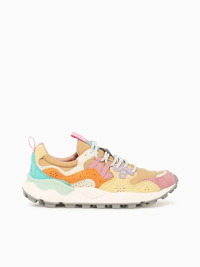 Yamano 3 Woman Rose Orange suede Nylon