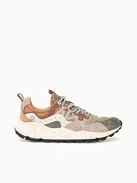 Yamano 3 Man Grey Brown suede Nylon