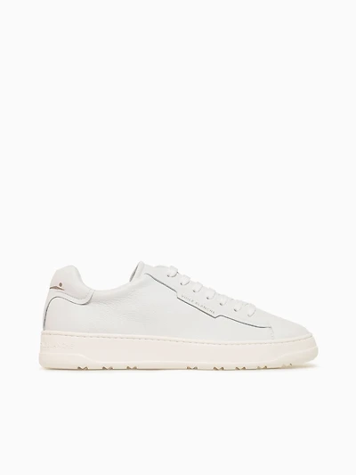 Layton White Leather