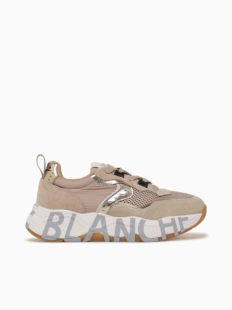 Club 105 Ice Platinum suede Mesh
