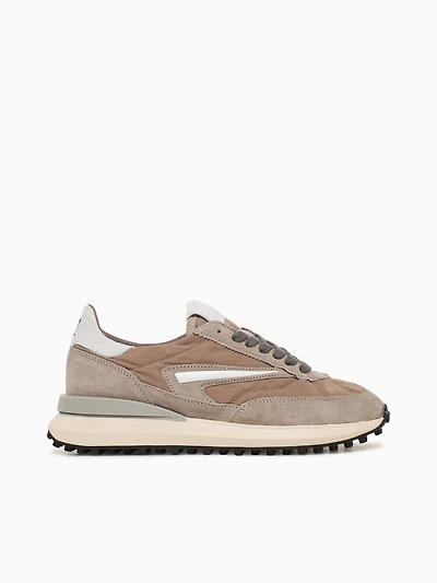 Athleta Taupe Suede Nylon