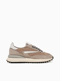 Athleta Taupe Suede Nylon