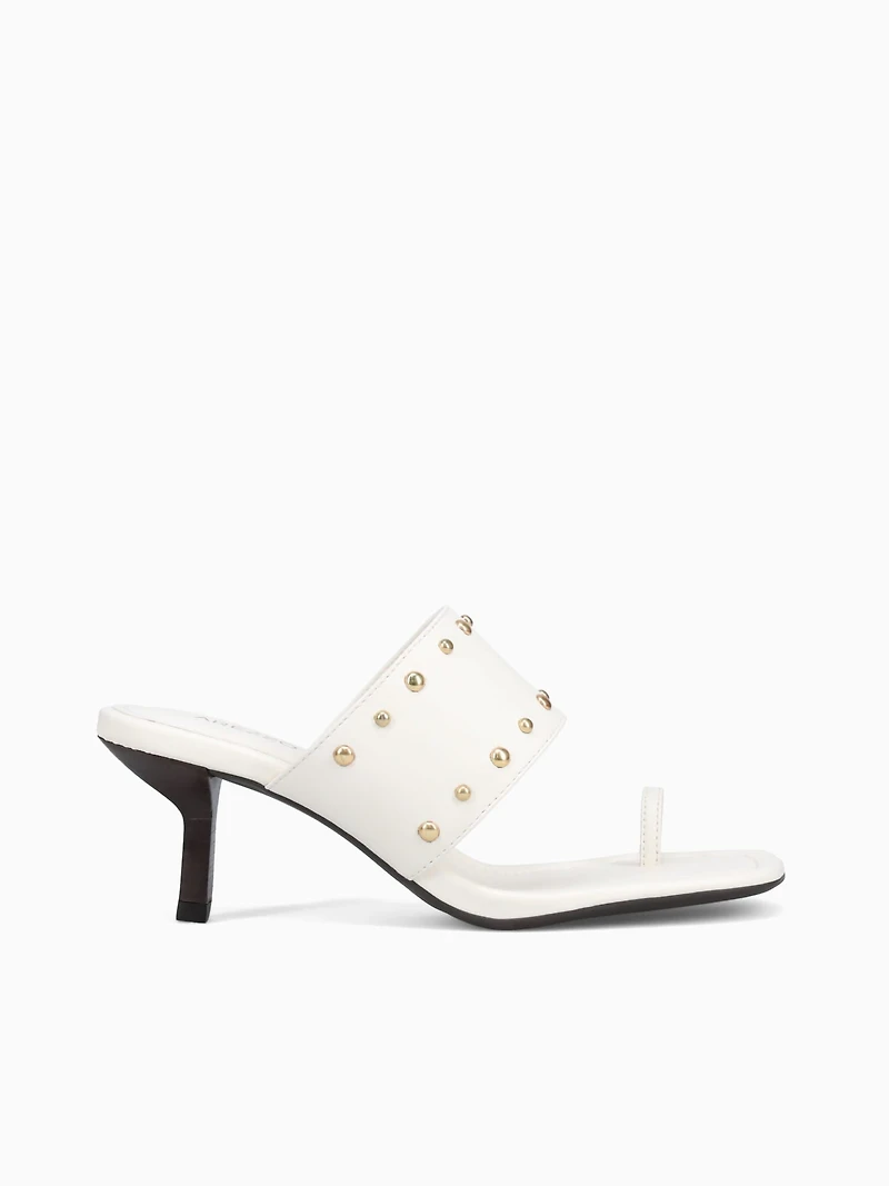 Reese White Leather