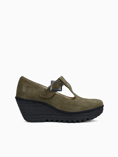 Yald598fly Aspen Green Suede