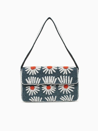Daisy Bead Shoulder Bag Multi