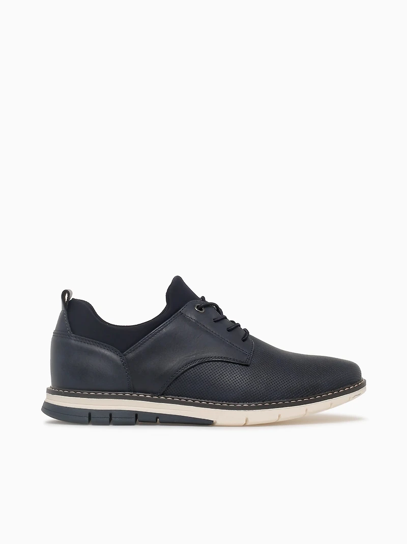 Rodrick Navy Tan nubuck