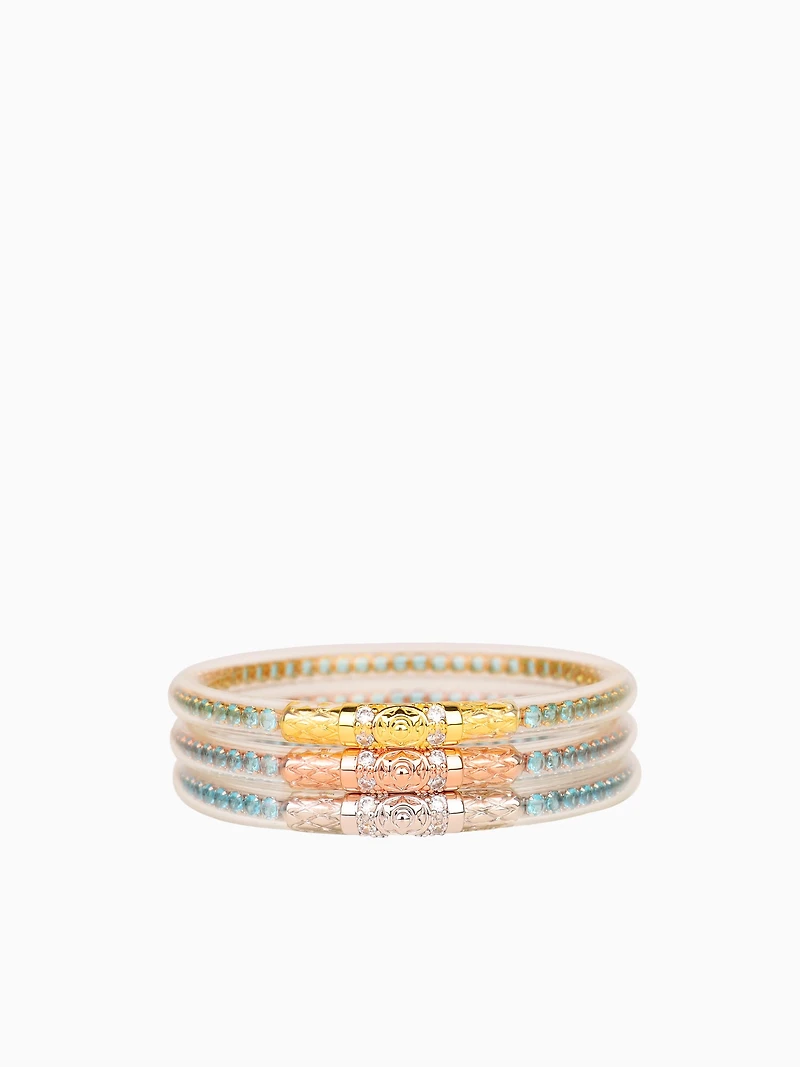 Three Queens All Weather Bangles (AWB) - Aqua