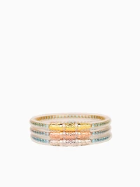 Three Queens All Weather Bangles (AWB) - Aqua
