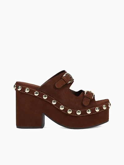 Lilo Cacau Ouro suede leather