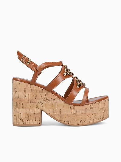 Malie  Conhaque Bronze bulgari leather