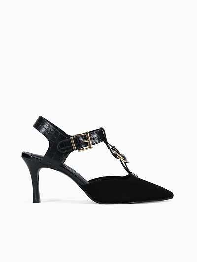 Ginnie Preto Kid Suede