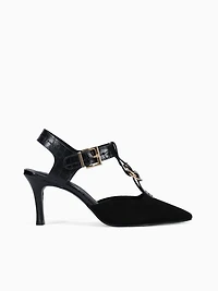 Ginnie Preto Kid Suede