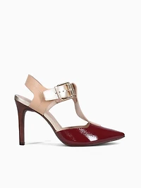 Ginger Dk Cherry Couro Verniz
