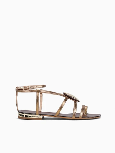 Riccarda Bronze Cristal Leather