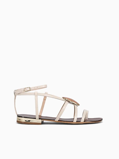 Riccarda Off White Leather