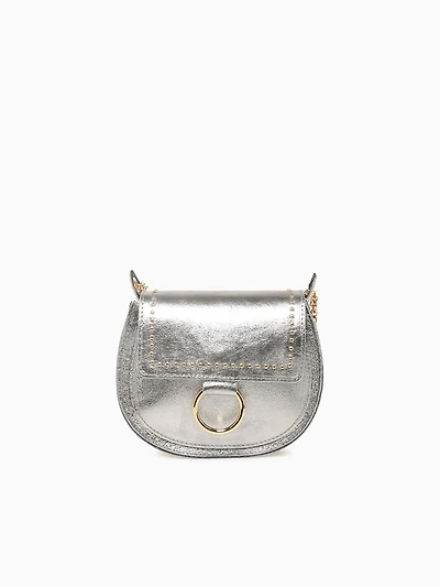 Peach Ring Crossbody Gunmetal