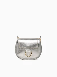 Peach Ring Crossbody Gunmetal