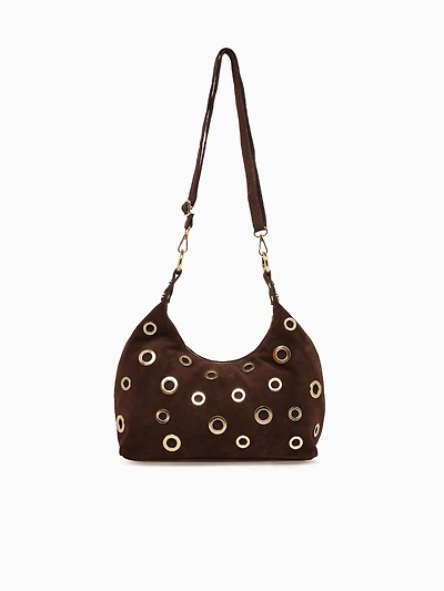 Hugina Rings Sd Top Handle Brown