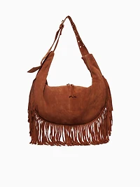 Fringe Shoulder Bag Tan