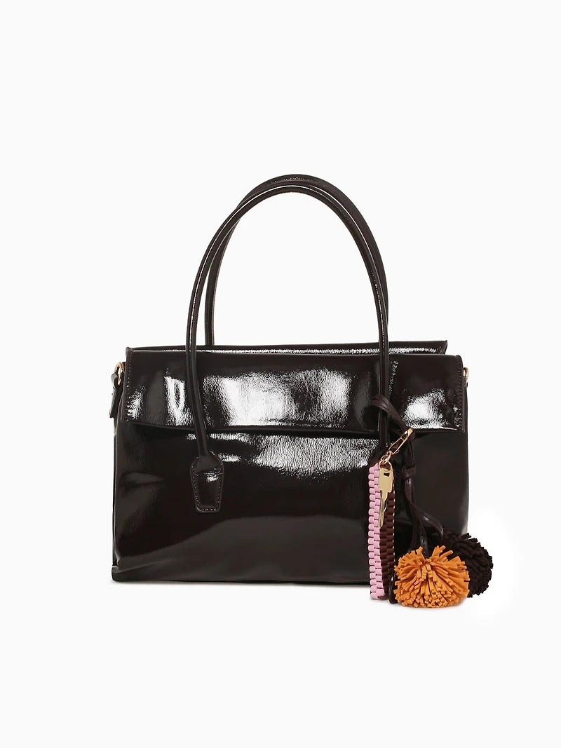 Mila Top Handle Brown