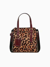Lisa Top Handle Cheetah Print