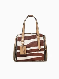 Lisa Top Handle Zeebra Print